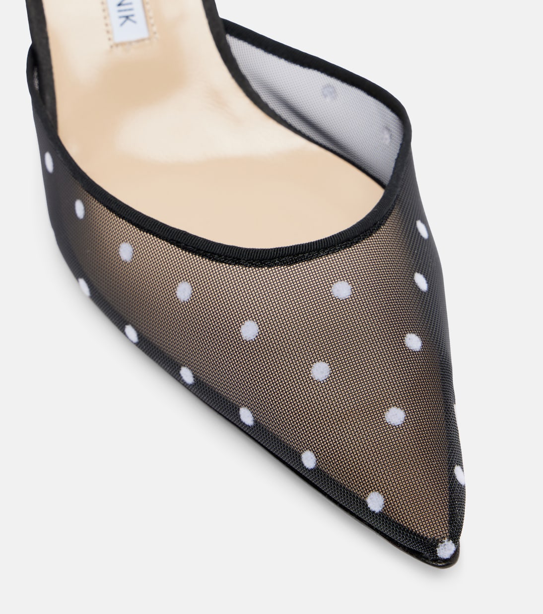 Salones destalonados Carolyne 50 a lunares | Manolo Blahnik