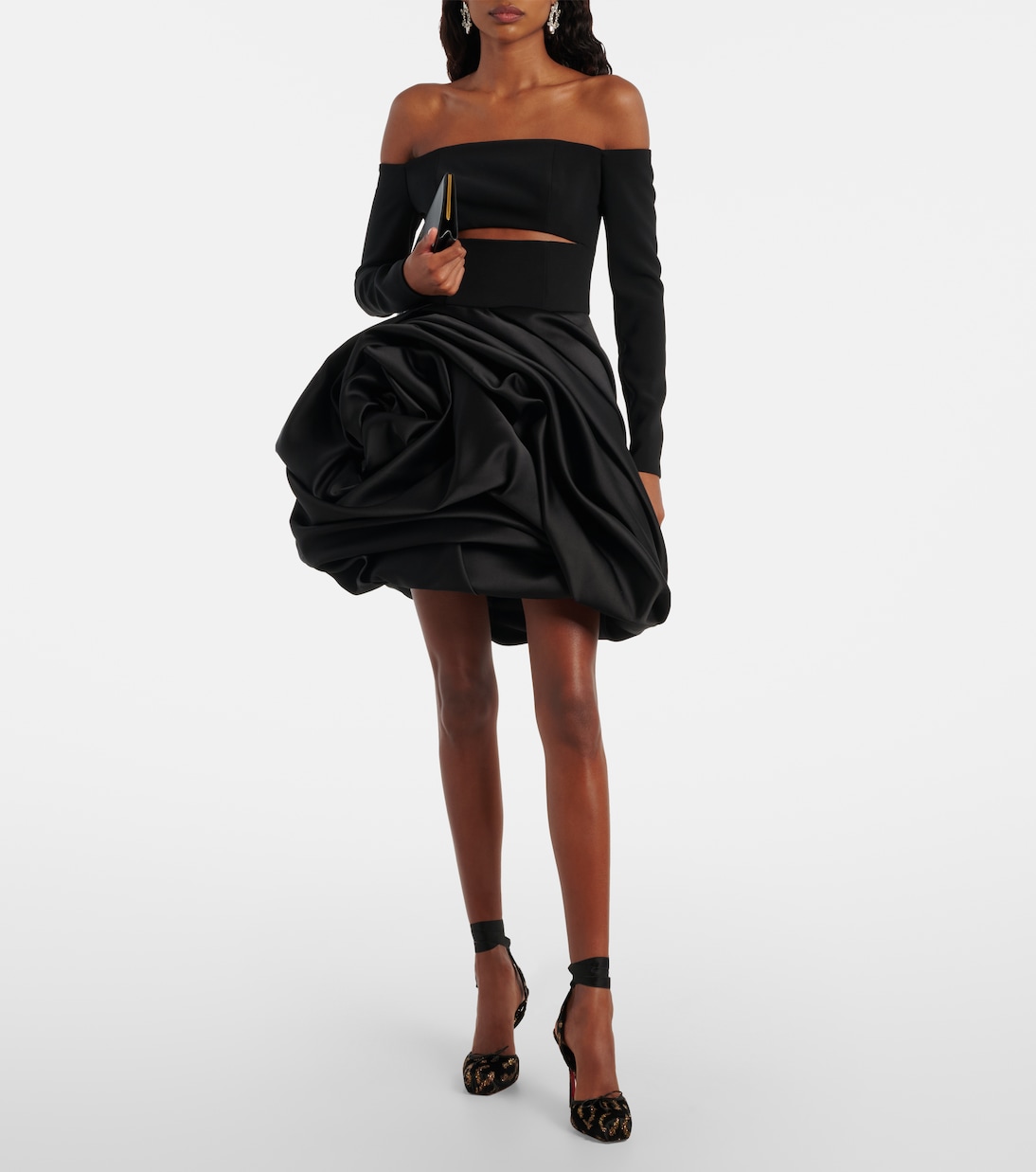 Pumps Cassia 100 aus Samt und Lamé | Christian Louboutin