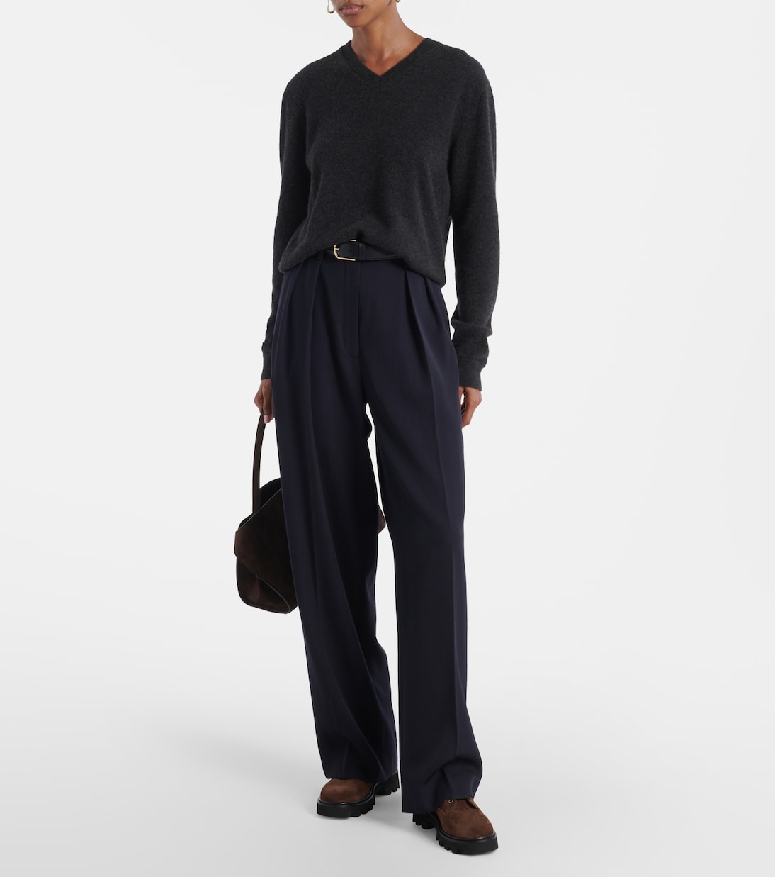 Suede lace-up ankle boots | Roger Vivier