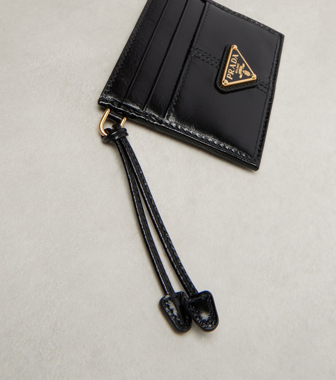Leather card holder | Prada