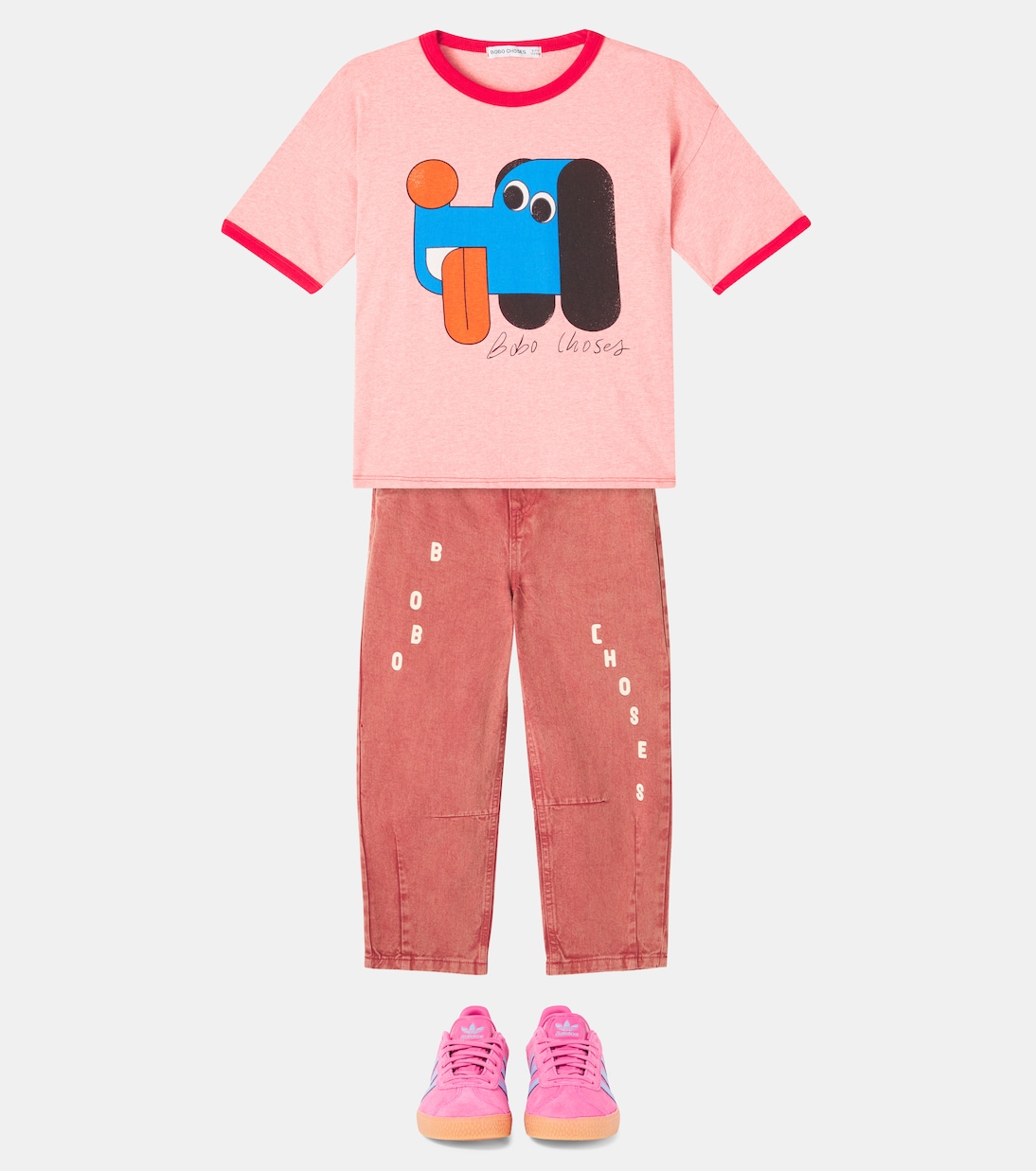 Printed cotton jersey T-shirt | Bobo Choses