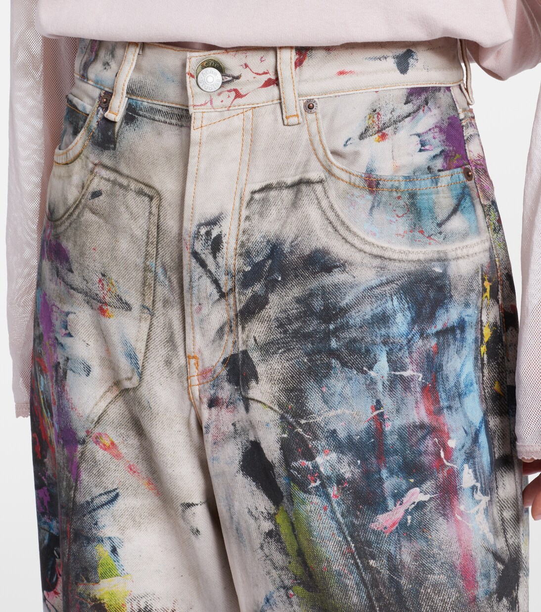 Pantaloni 1981 in cotone a gamba larga | Acne Studios