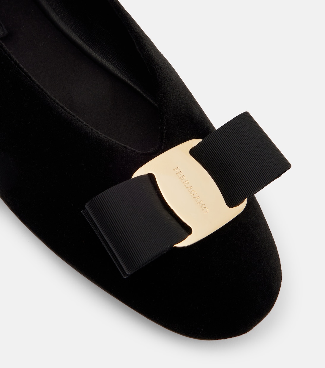 Vanna velvet ballet flats | Ferragamo