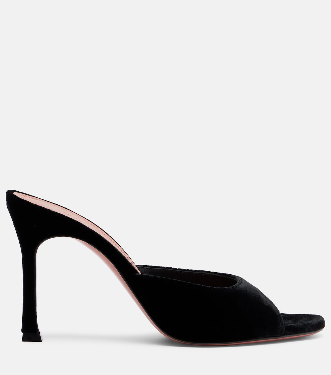 Pantoletten Alexa 95 aus Samt | Amina Muaddi