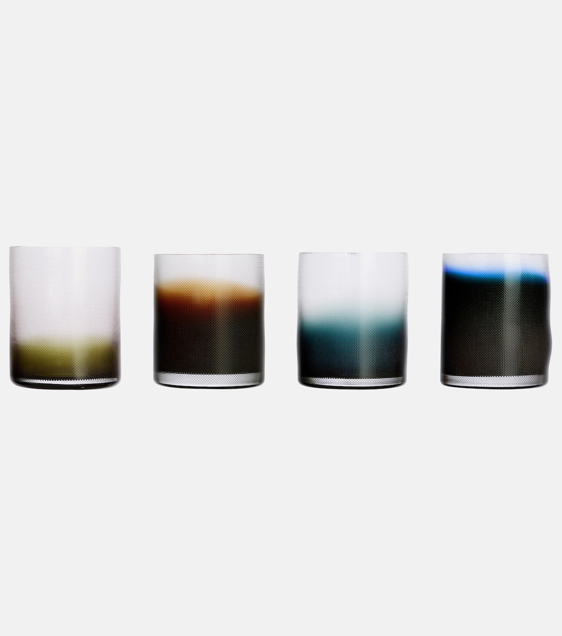 Set Raw Glassware aus vier Tumbler-Gläsern | Milena Kling