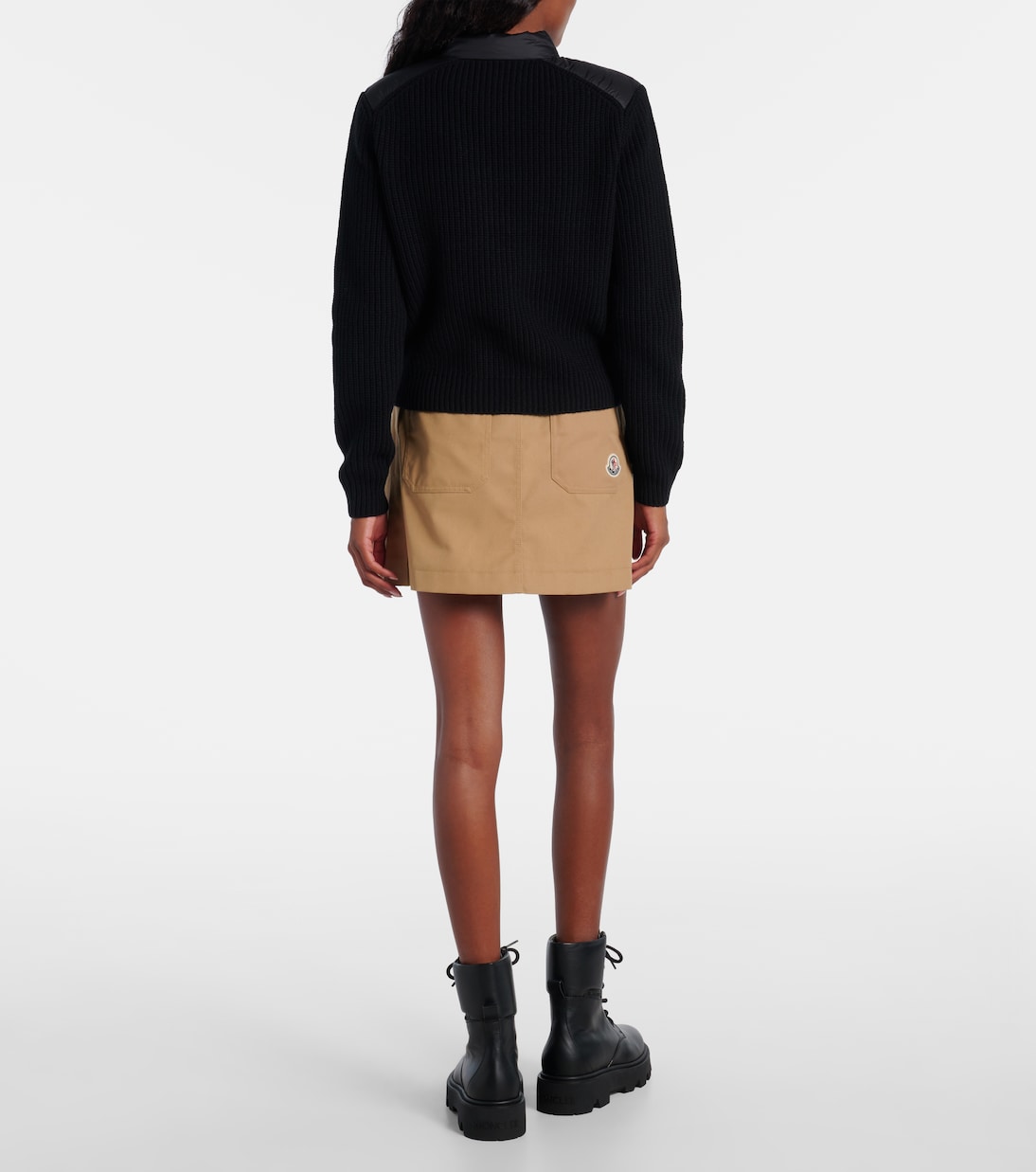 Daunenjacke mit Wolle und Kaschmir | Moncler