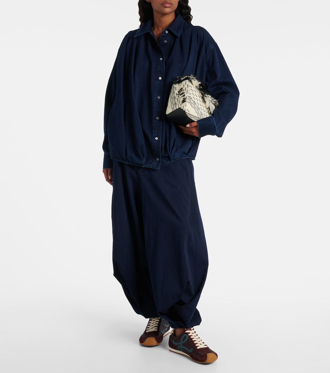 X Albers Tote Bag Puzzle Small aus Leder | Loewe