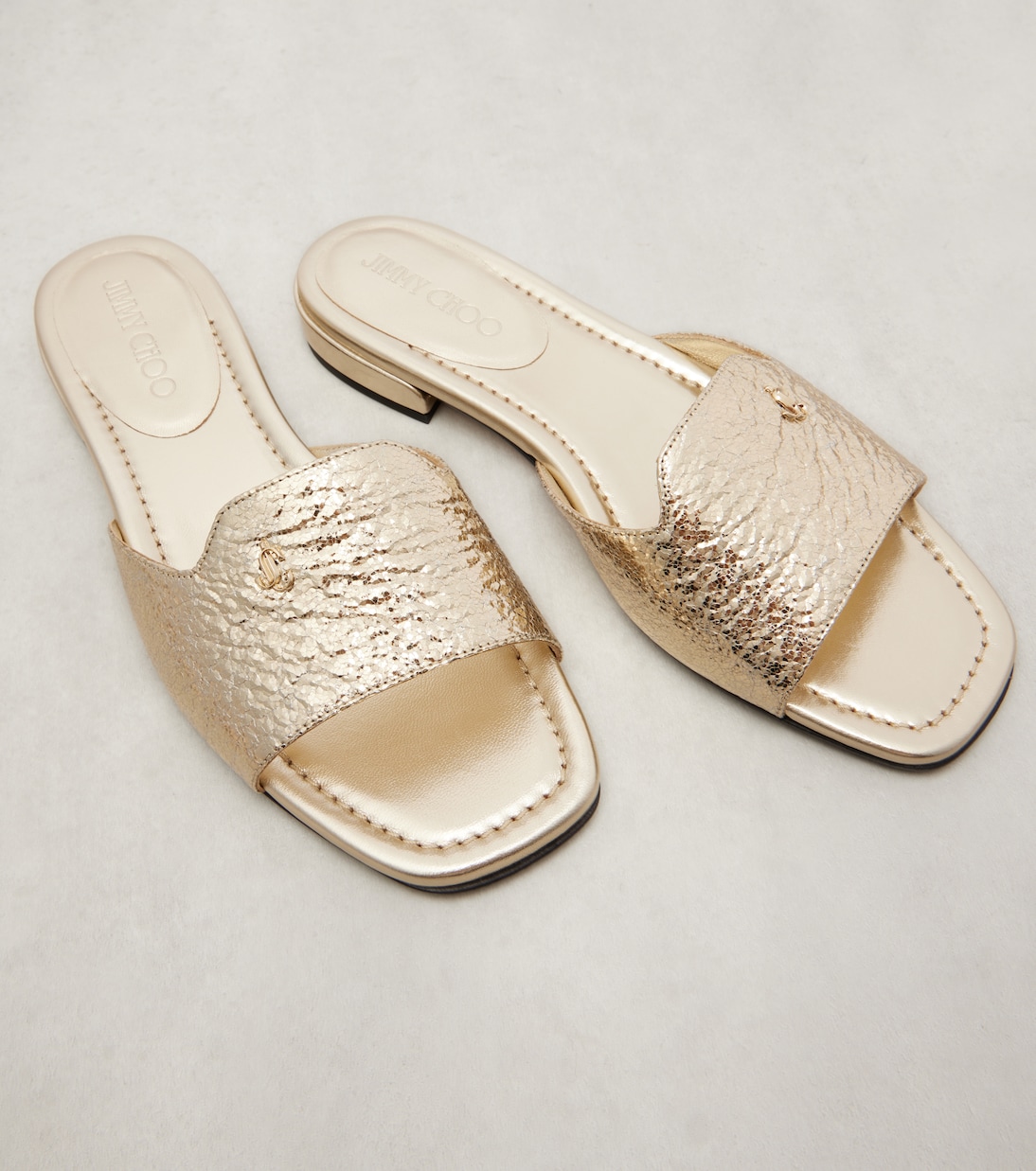 Dina metallic slides | Jimmy Choo