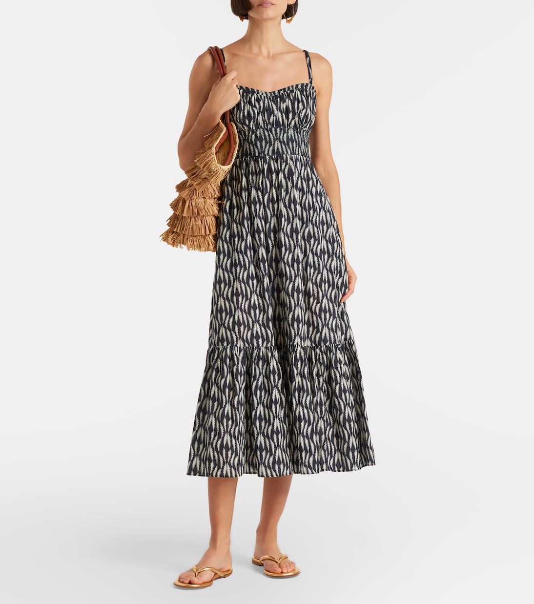 Sandalen Calypso aus Metallic-Leder | Gianvito Rossi