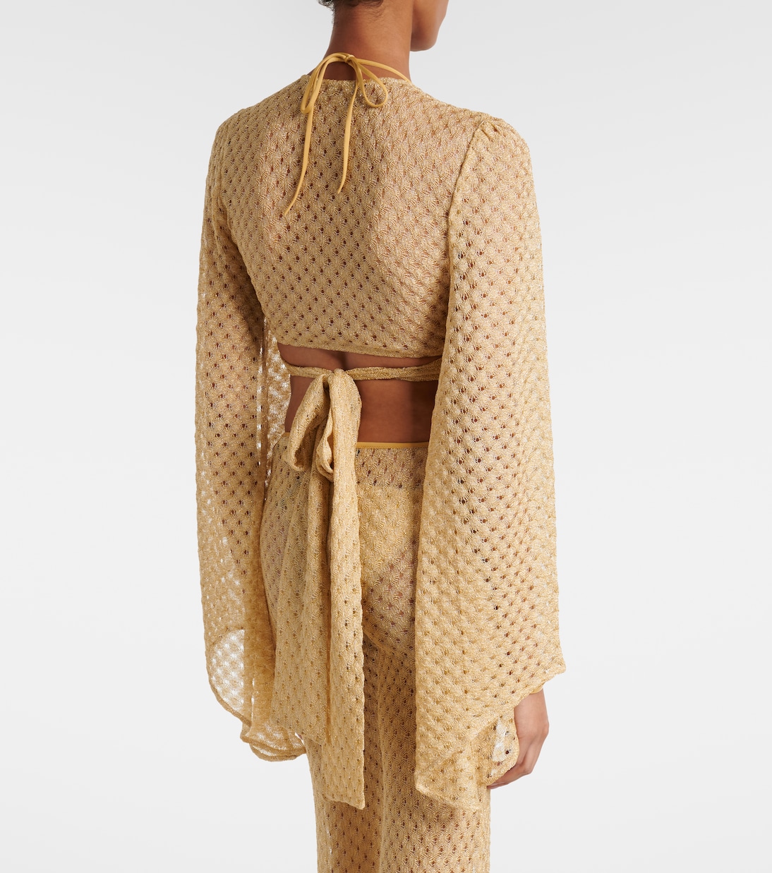 Lamé crop top | Missoni