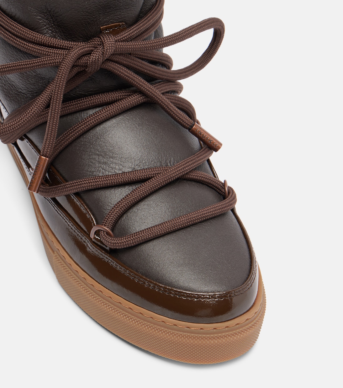 Gloss leather snow boots | Inuikii