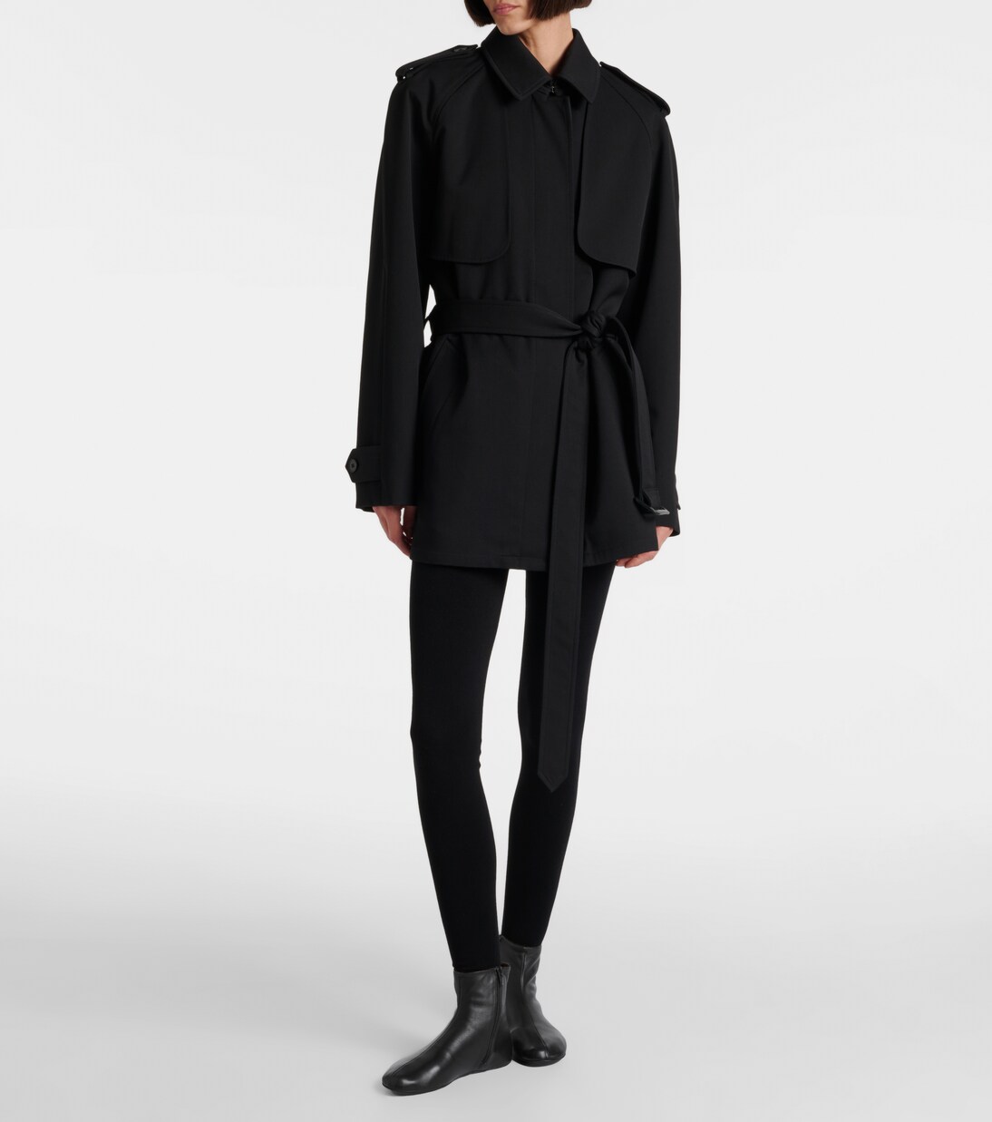 Stella shearling-lined leather ankle boots | The Row