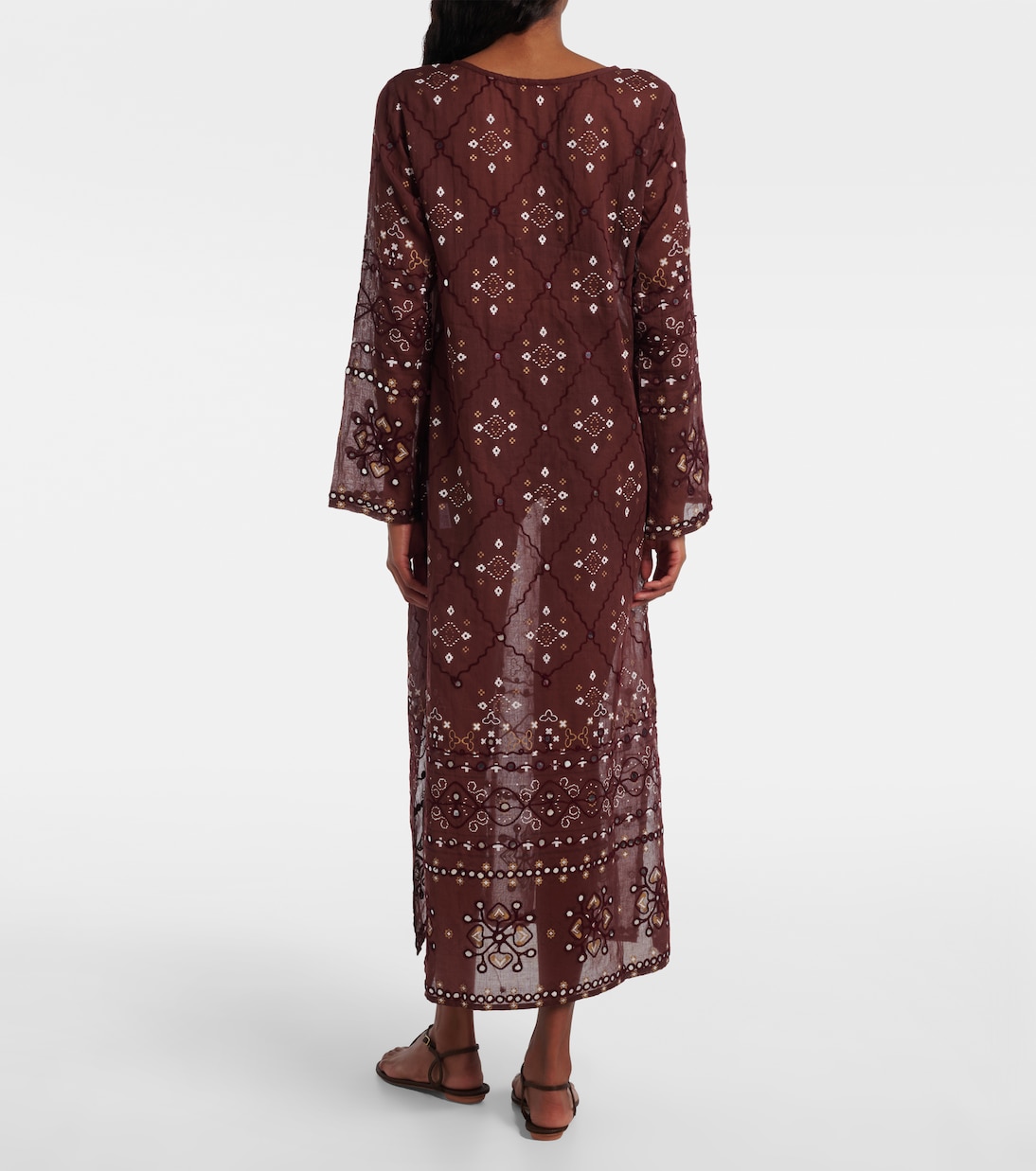 Bestickter Kaftan aus Baumwolle | Juliet Dunn
