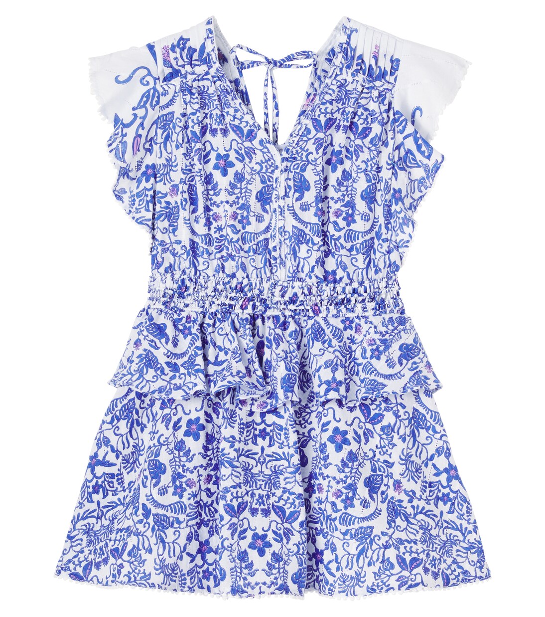 Noemi floral cotton dress | Poupette St Barth Kids