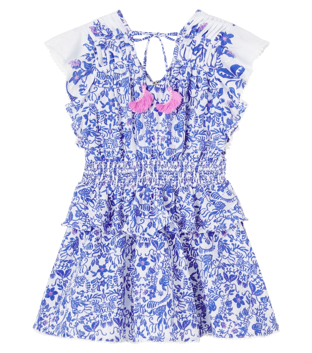 Noemi floral cotton dress | Poupette St Barth Kids