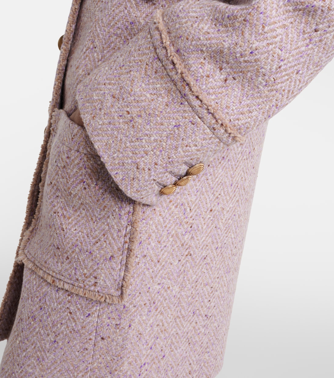 Wool-blend tweed coat | Chloé