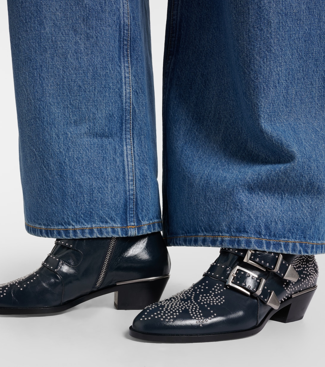 Bottines Susanna en cuir à clous | Chloé