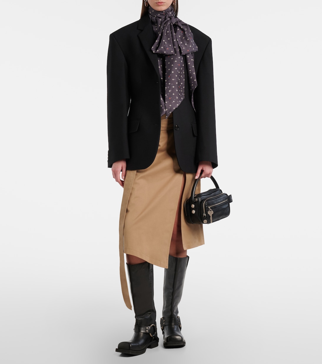 Camero Kit leather top-handle bag | Acne Studios