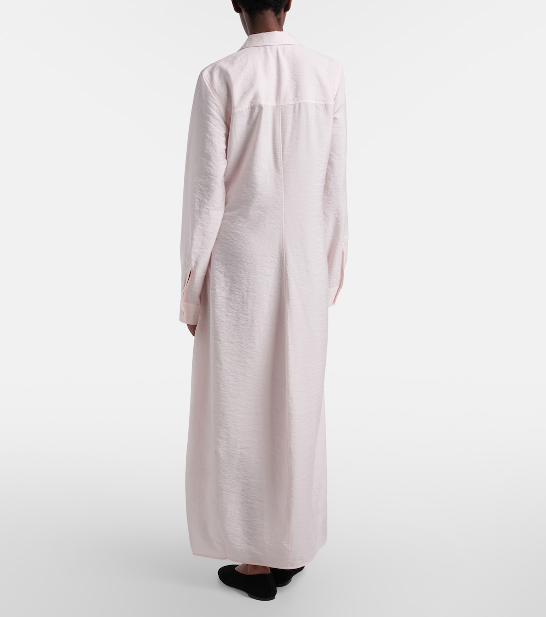 Silk-blend shirt dress | Toteme