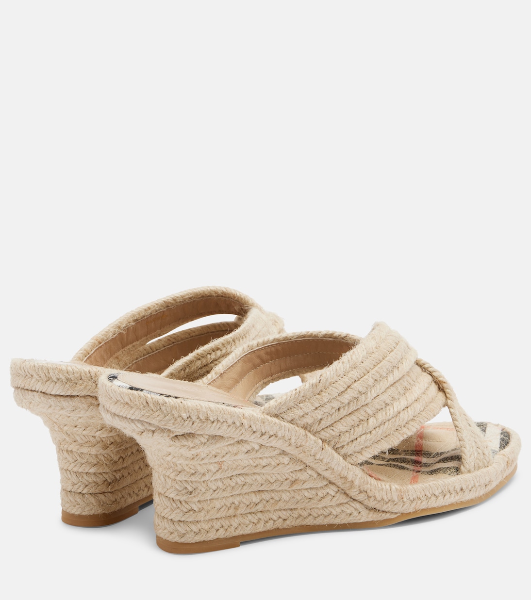 Woven espadrille wedges | Burberry
