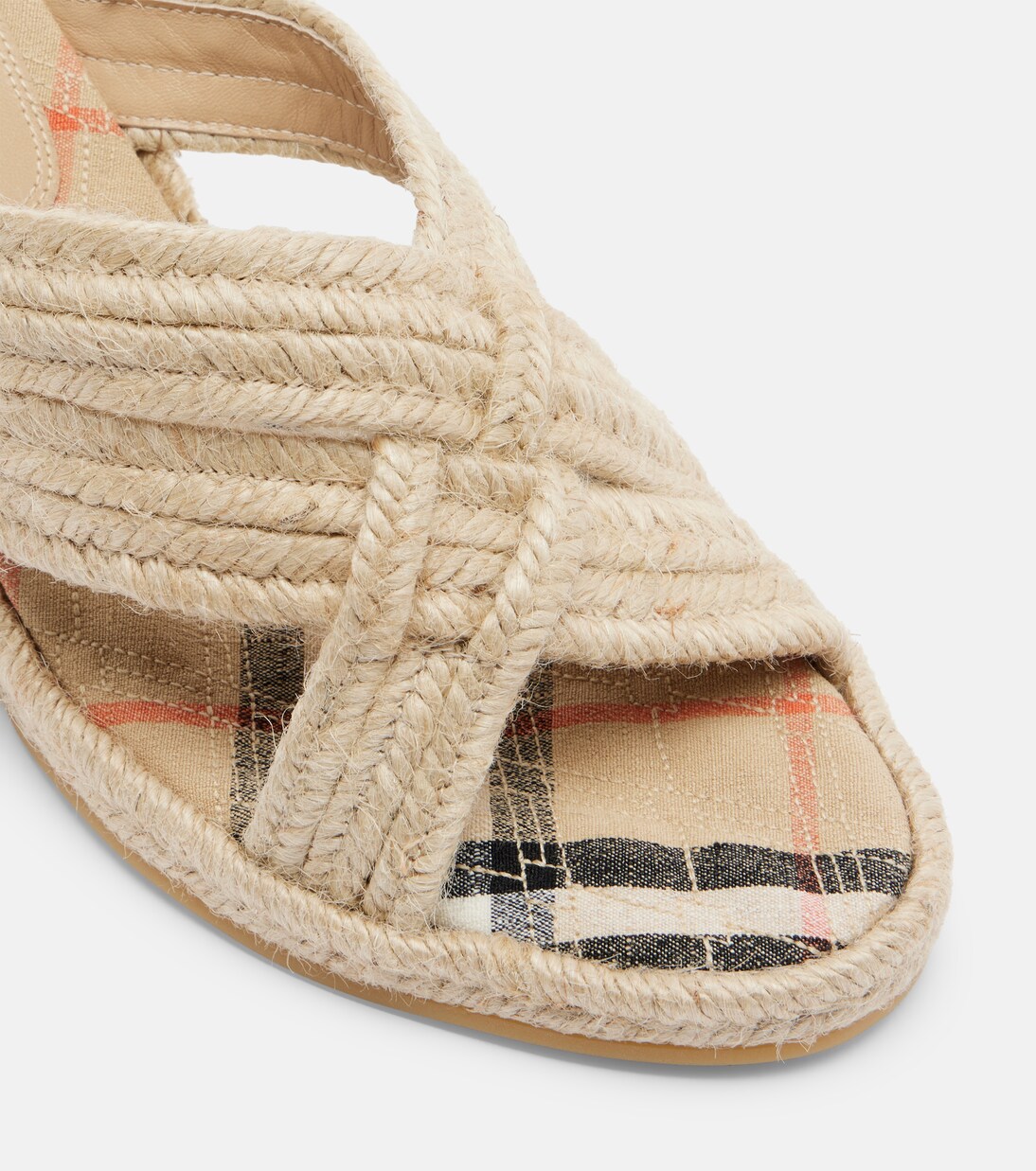 Woven espadrille wedges | Burberry