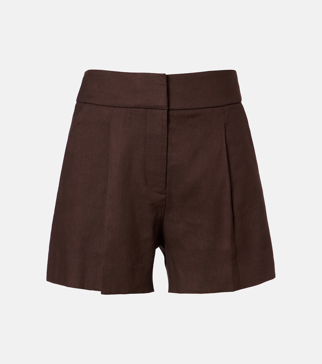 Haina linen-blend twill shorts | Veronica Beard