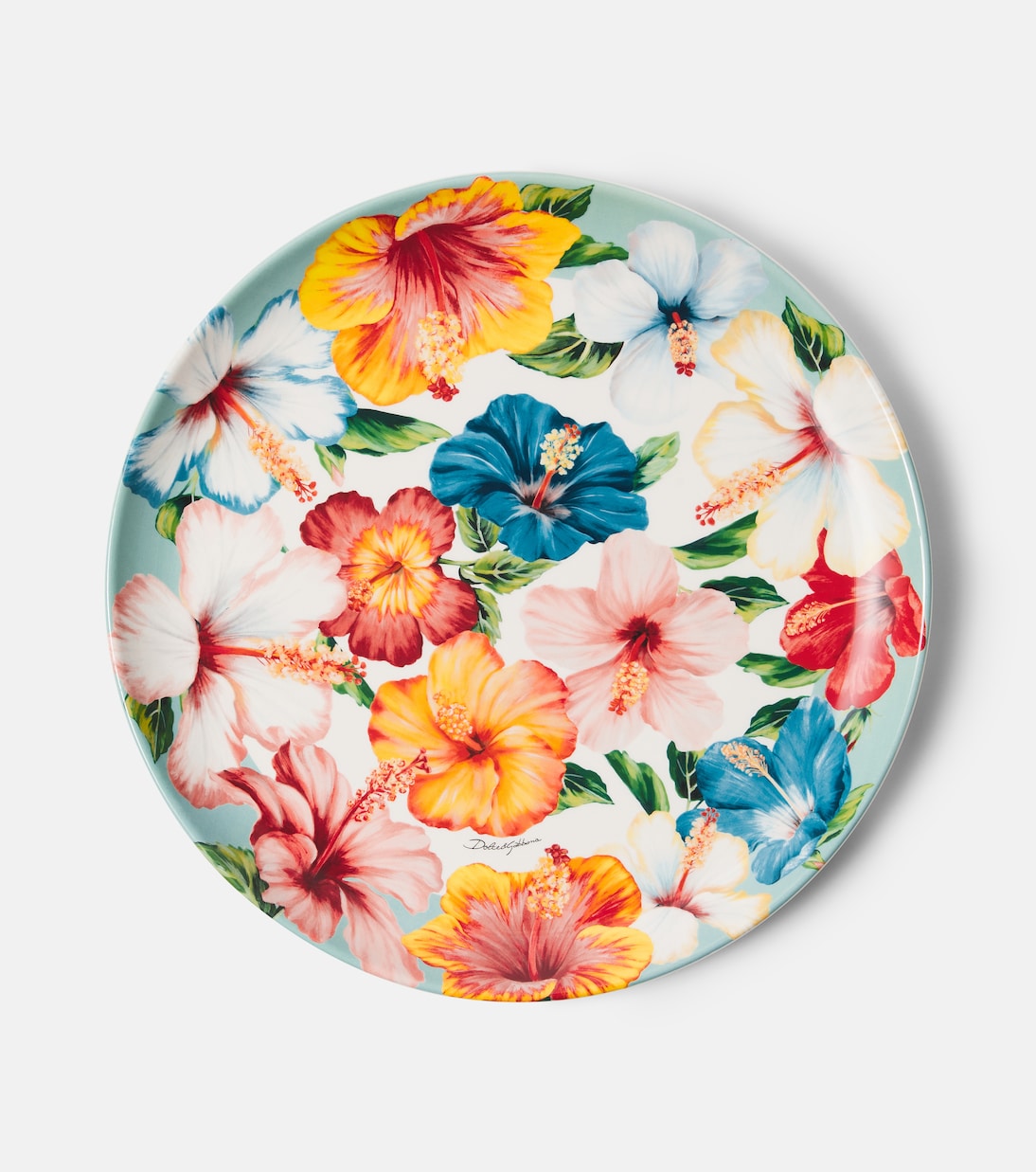 Floral ceramic platter | Dolce&Gabbana Casa