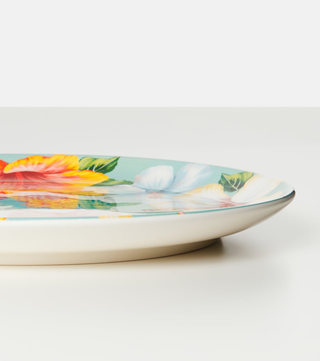 Floral ceramic platter | Dolce&Gabbana Casa