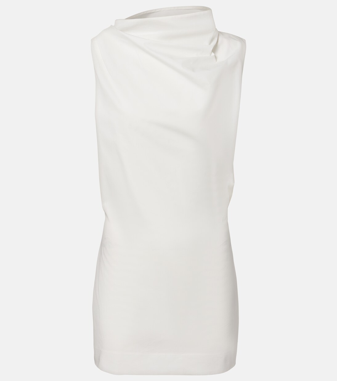 Vestido corto Astor de popelín de algodón | Khaite
