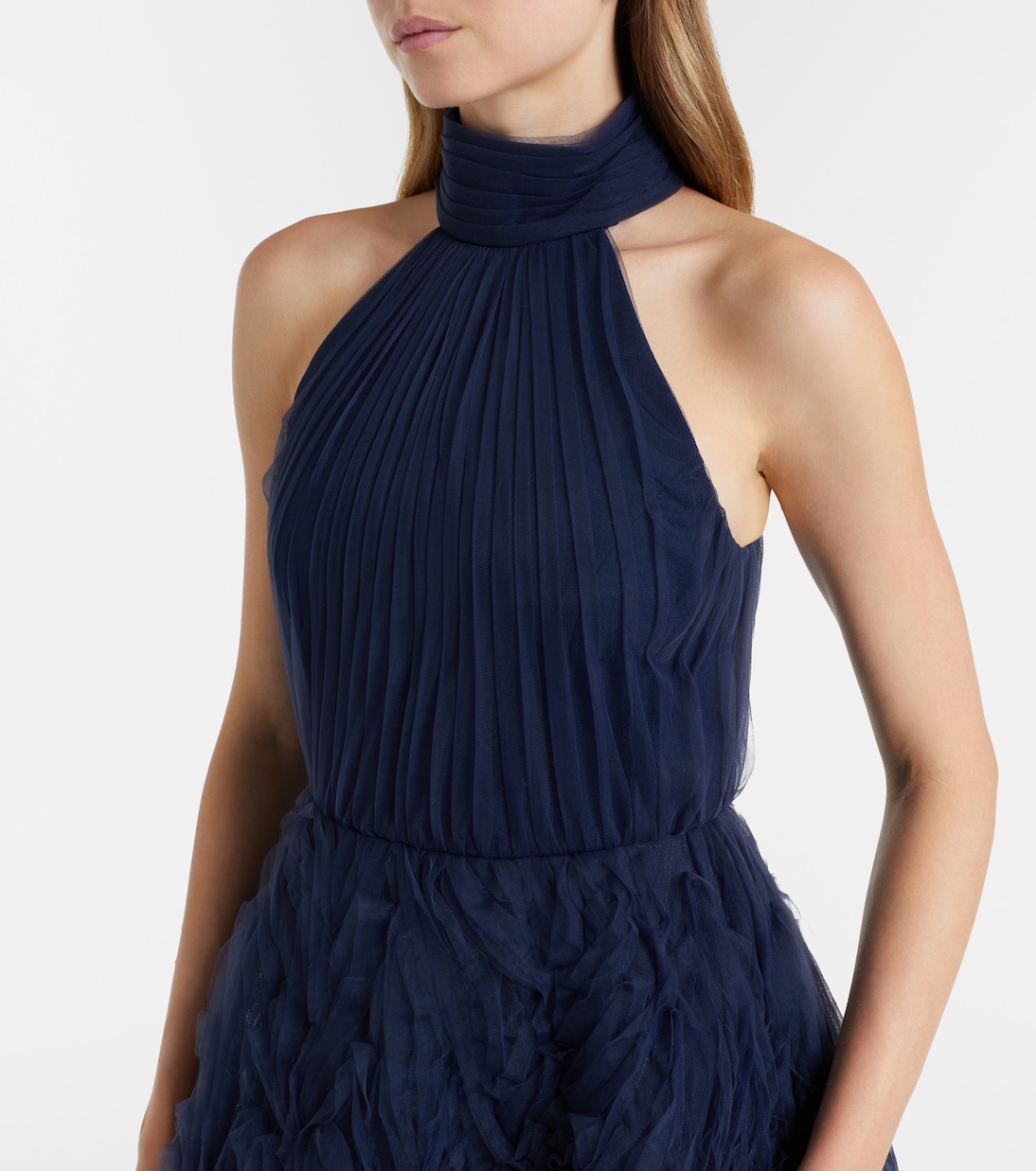 Jasmine pleated tulle gown | Rebecca Vallance