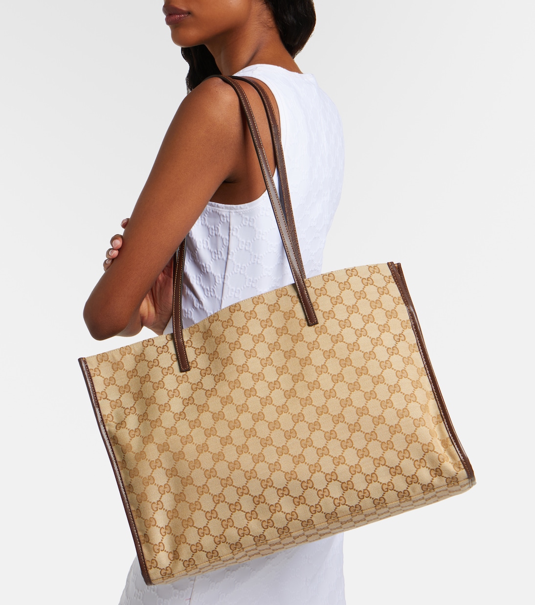 Shopper Large de lona GG | Gucci