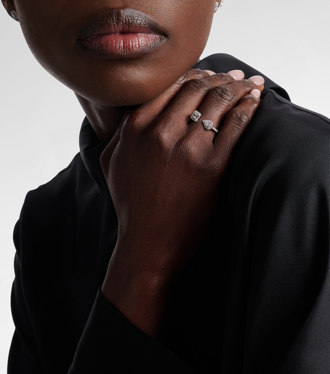 Anillo My Twin de oro blanco de 18 ct con diamantes | Messika