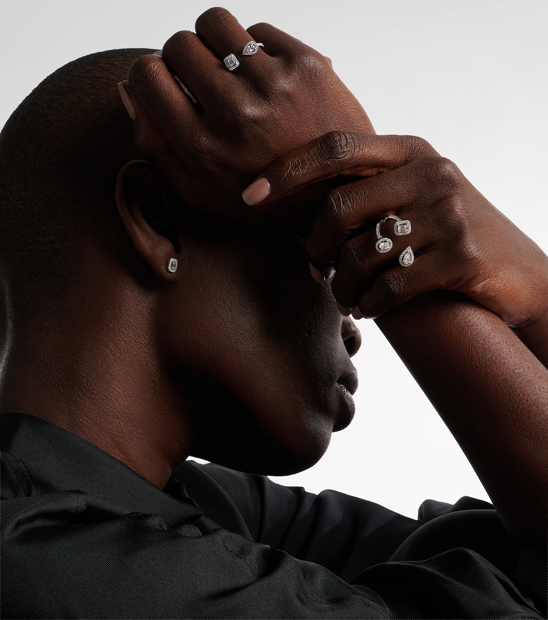 Anillo My Twin de oro blanco de 18 ct con diamantes | Messika