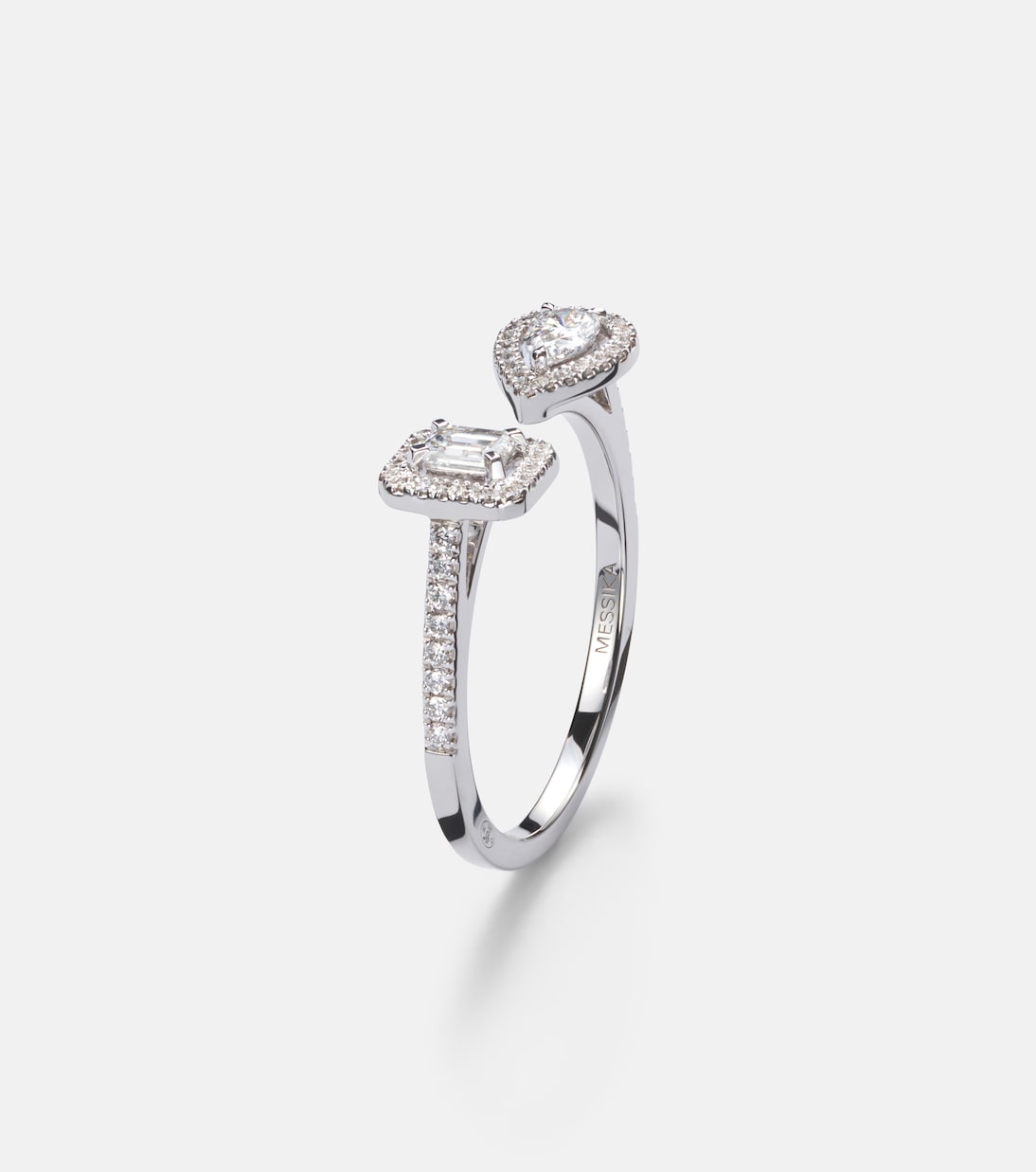Anillo My Twin de oro blanco de 18 ct con diamantes | Messika