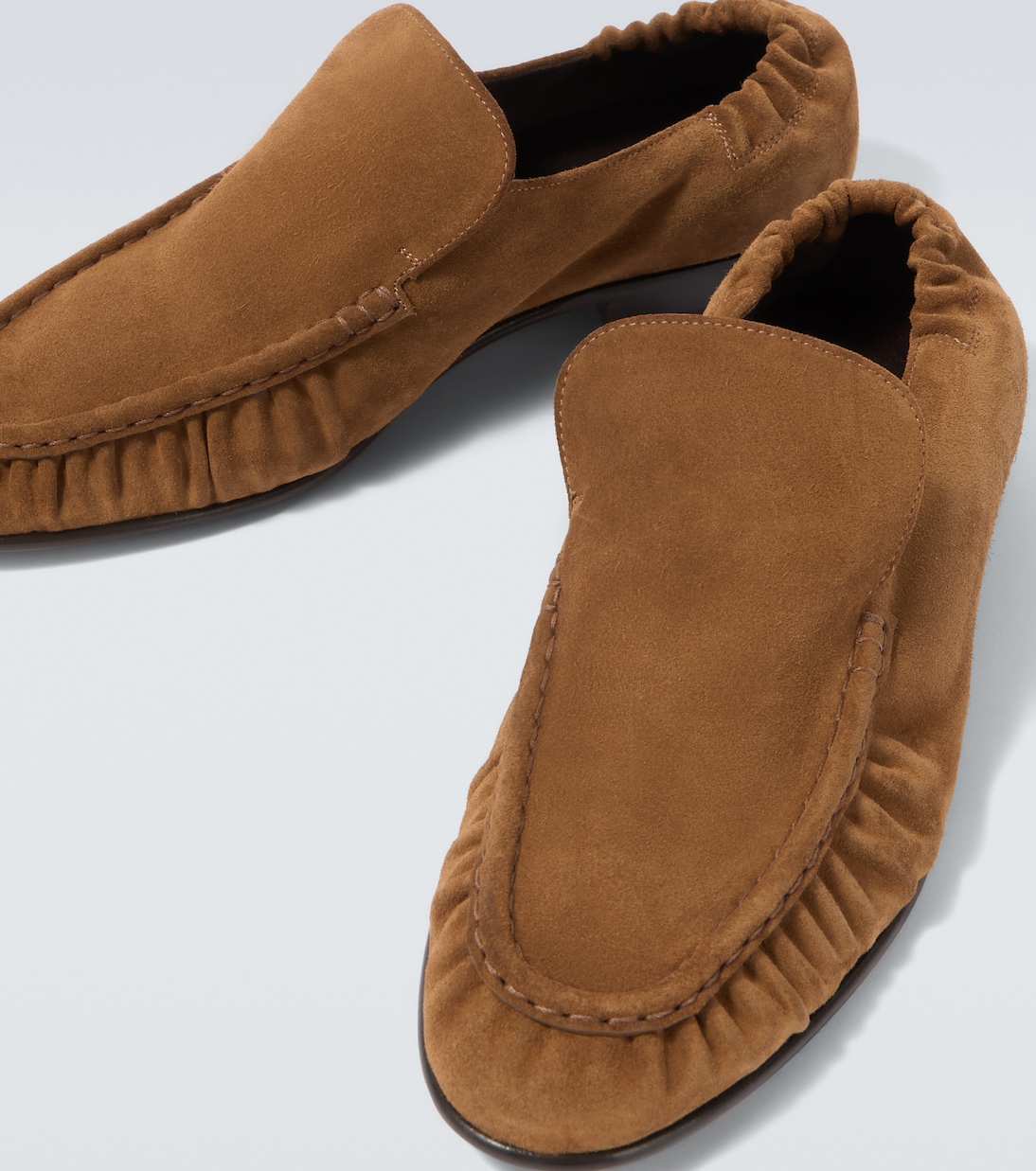 Mocassini Soft Two in suede | The Row