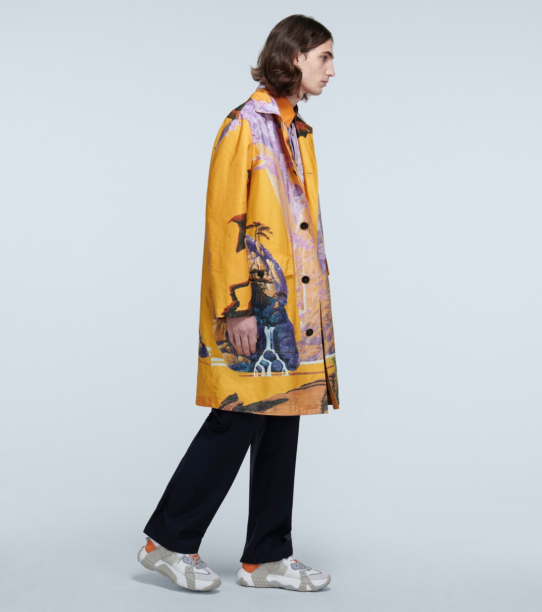 Gabardina Yellow City estampada | Valentino