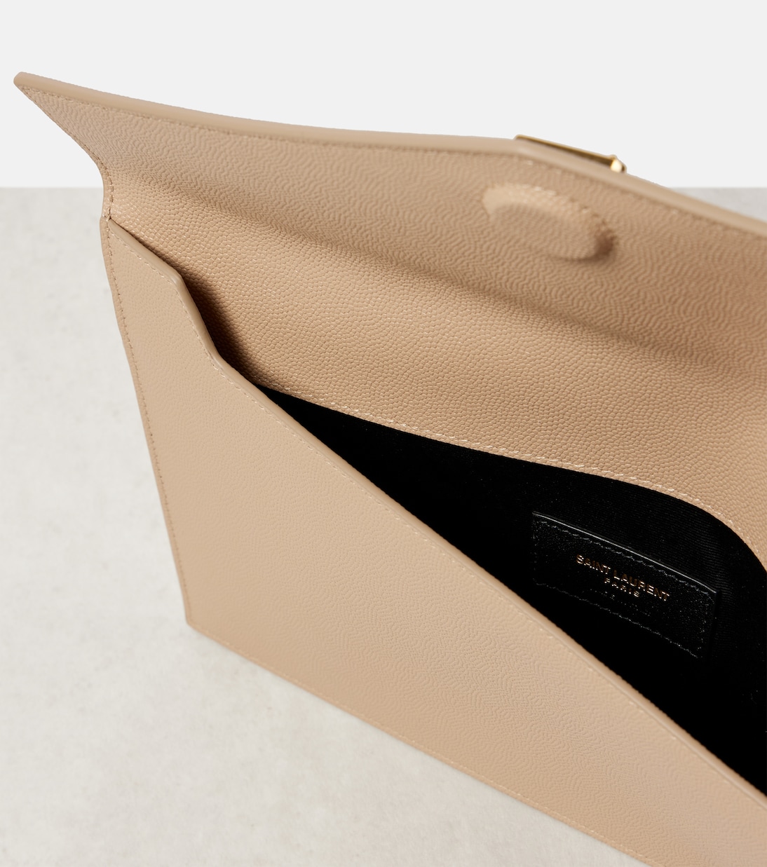 Uptown leather clutch | Saint Laurent