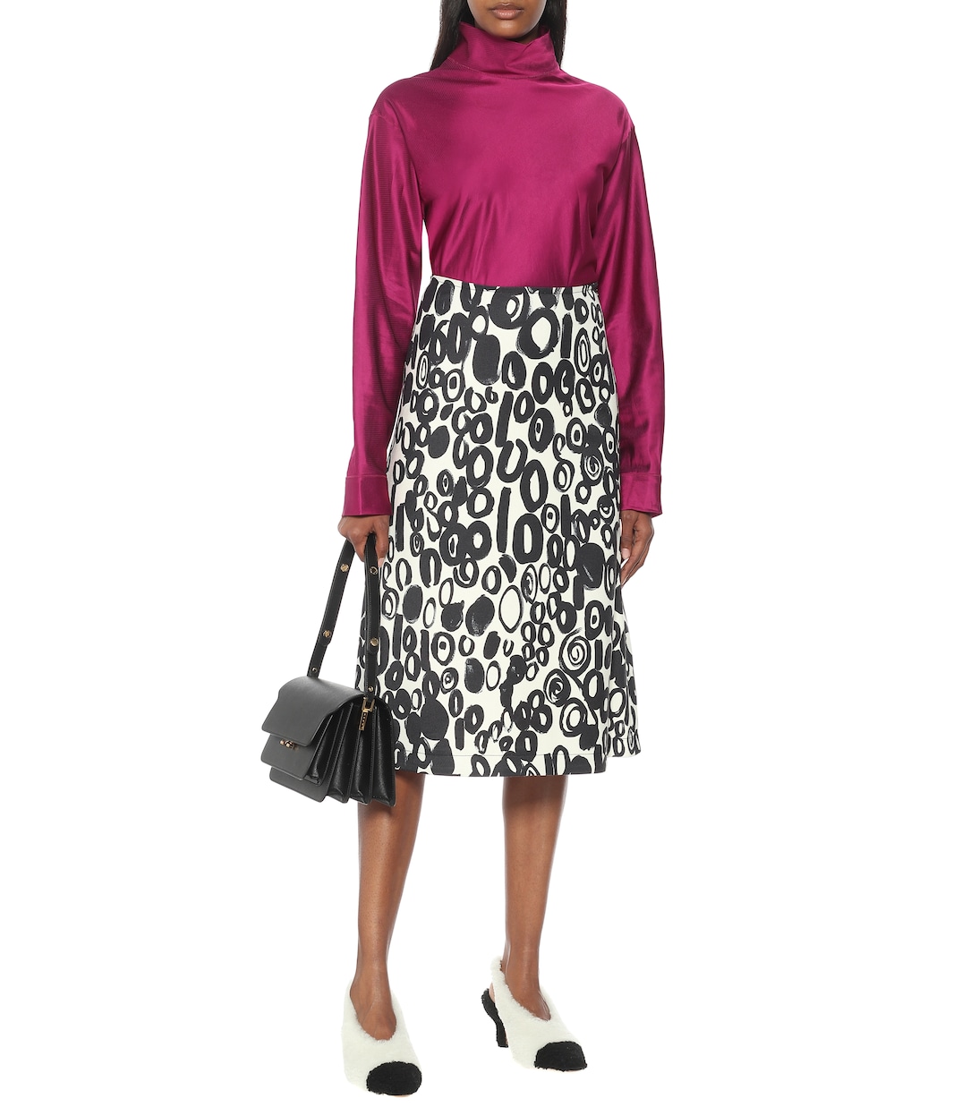 Minikleid aus Satin | Marni