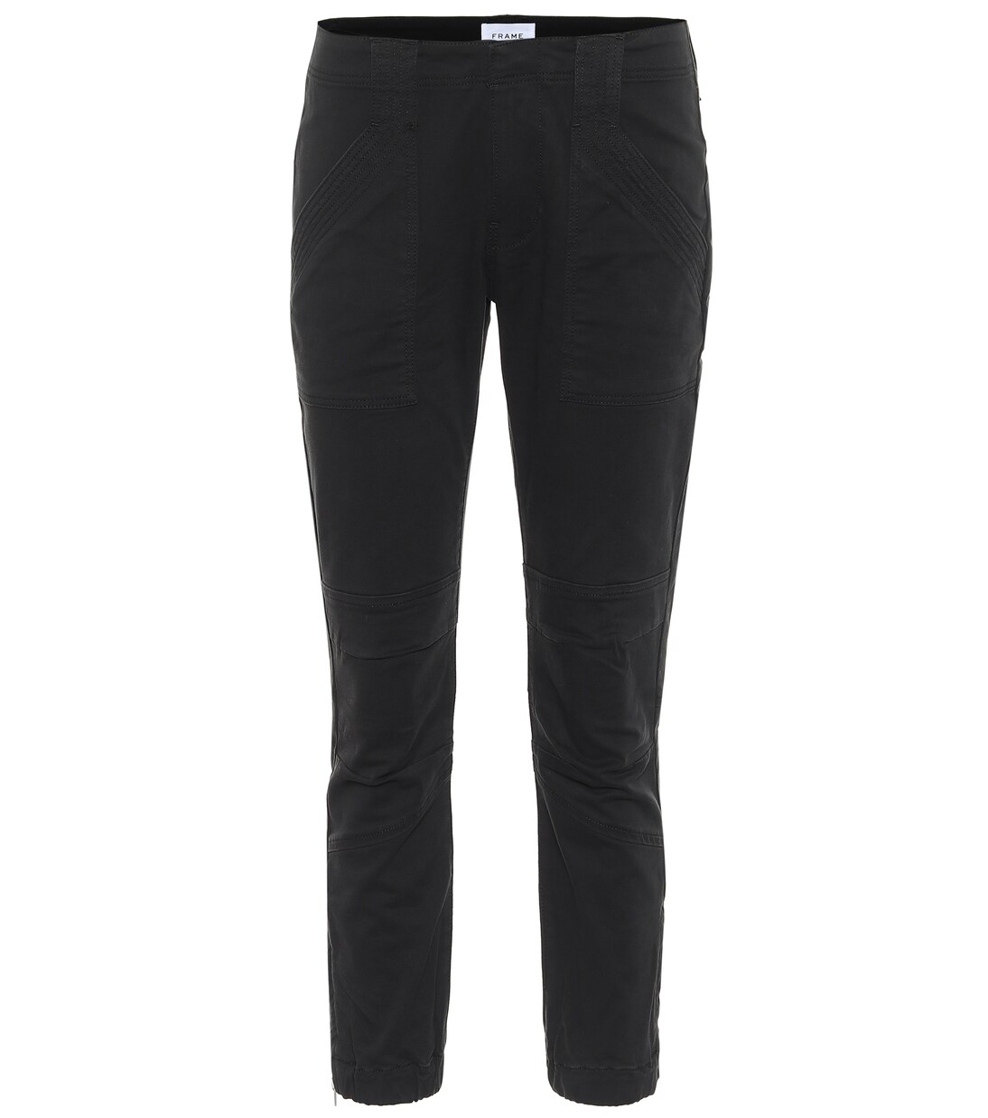 Mid-Rise Slim Jeans Moto | Frame