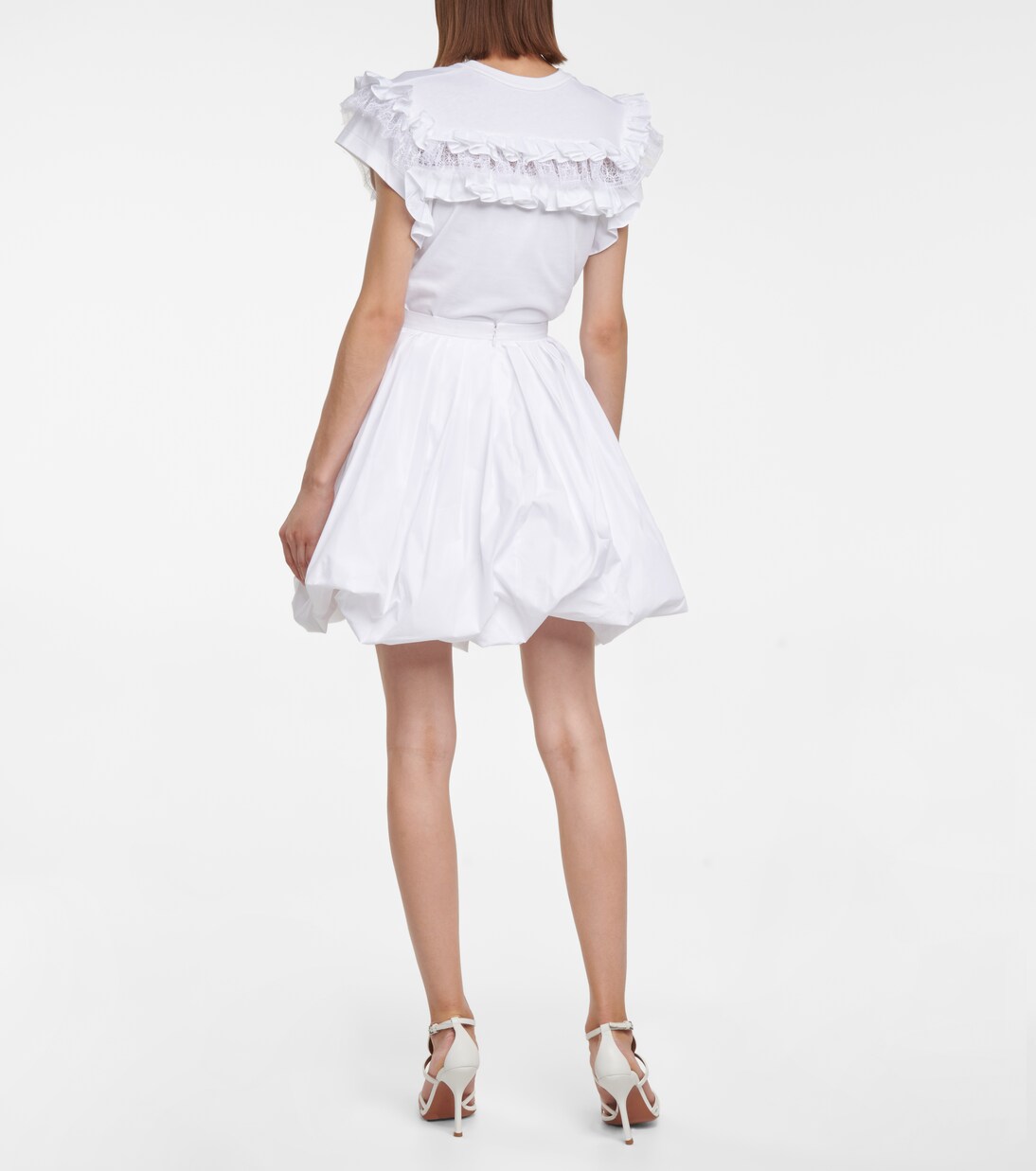 Cotton-blend poplin miniskirt | Alaïa