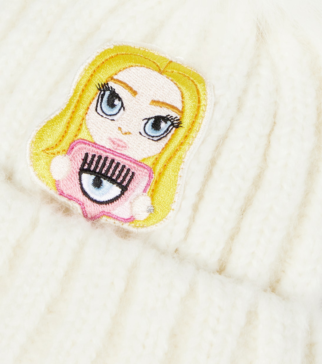 x Chiara Ferragni Mascotte wool-blend beanie | Monnalisa