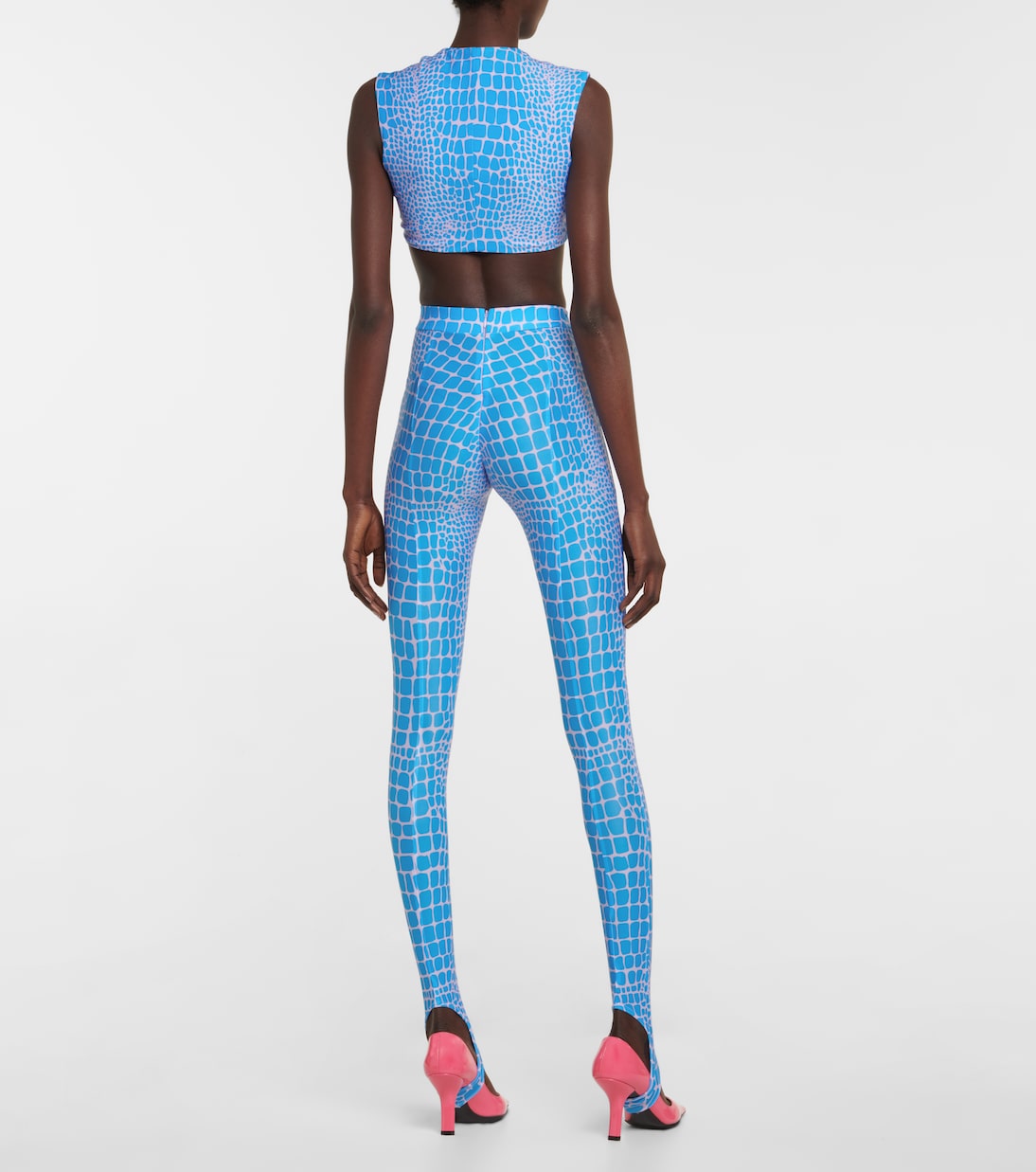 Bedrucktes Cropped-Top Caine | Alex Perry