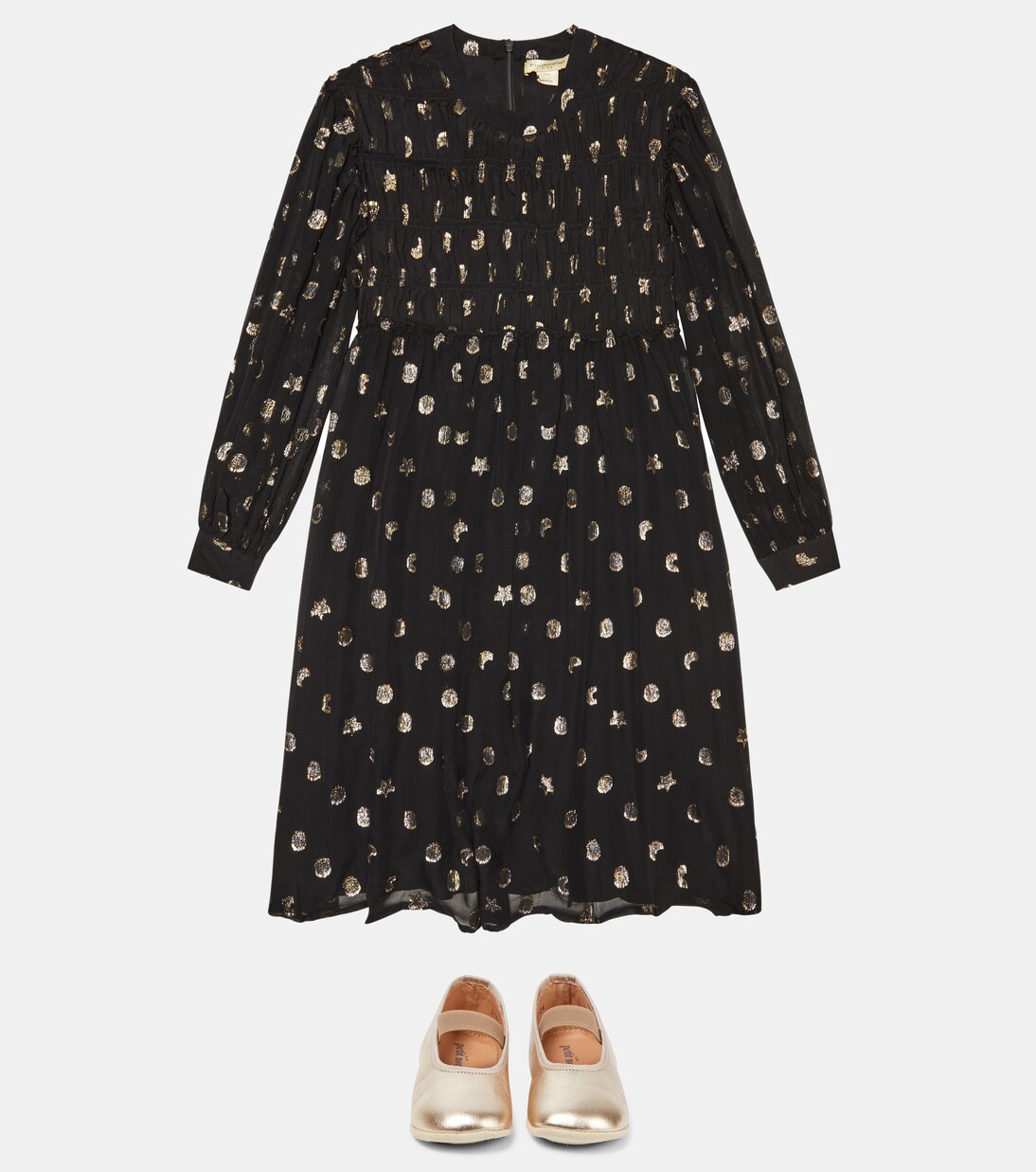 Kleid aus einem Seidengemisch | Stella McCartney Kids