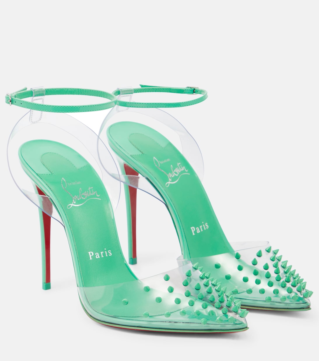 Spikoo 100 PVC and leather pumps | Christian Louboutin