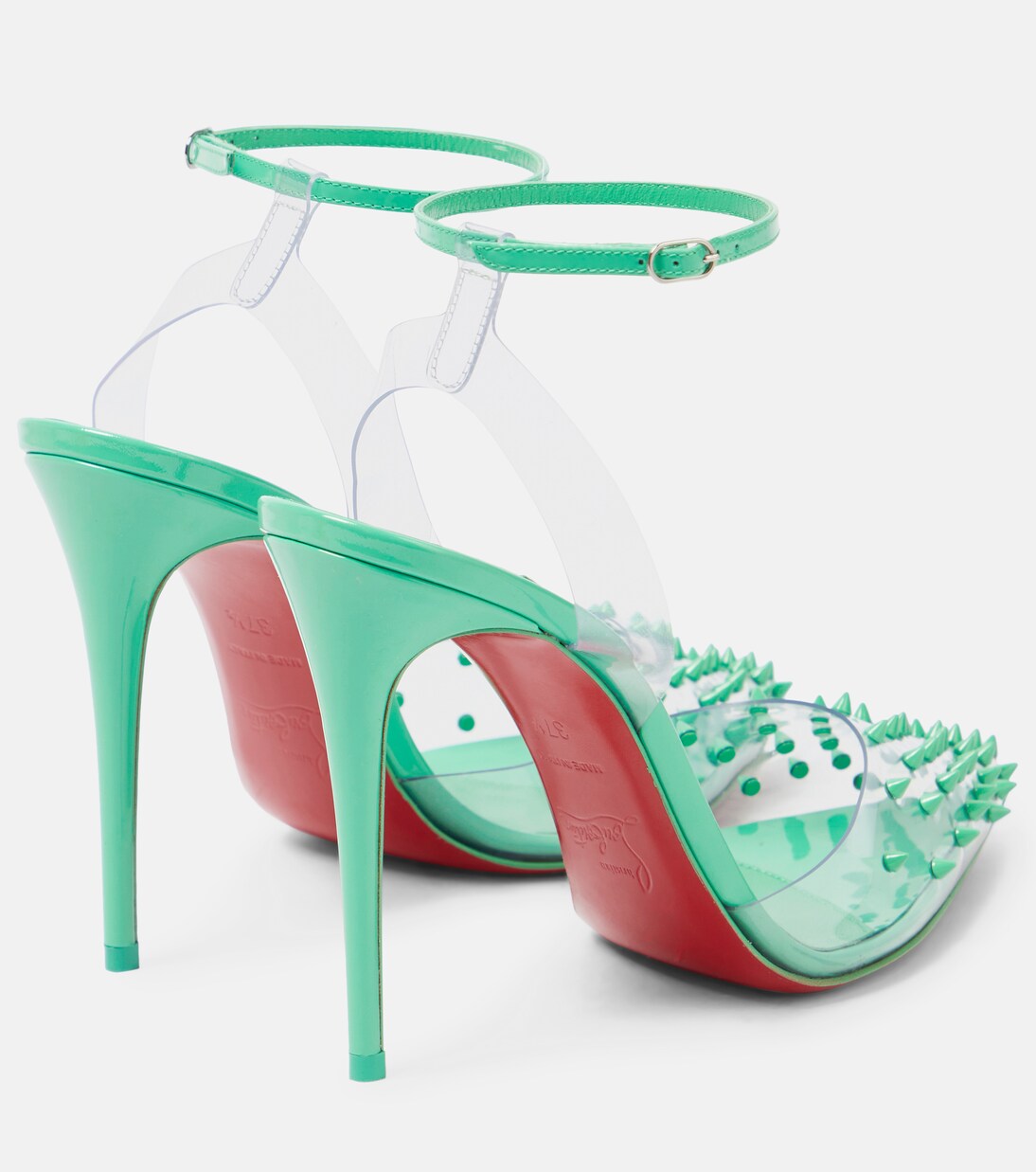 Spikoo 100 PVC and leather pumps | Christian Louboutin