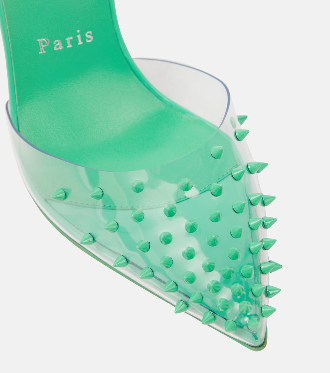 Spikoo 100 PVC and leather pumps | Christian Louboutin