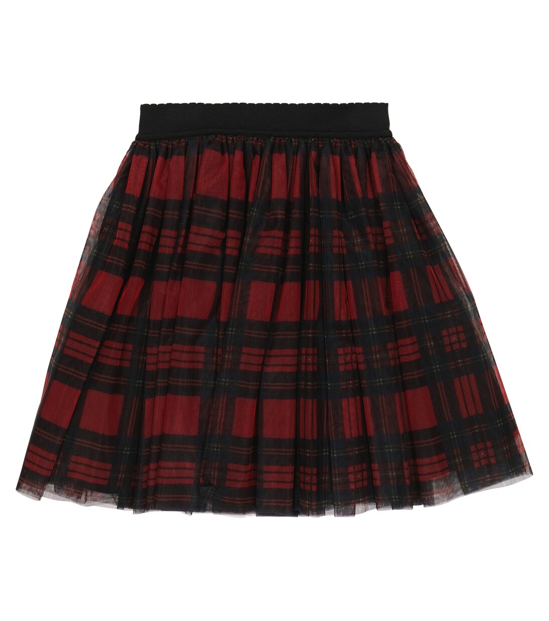 Jupe en tulle à carreaux | Dolce&Gabbana Kids