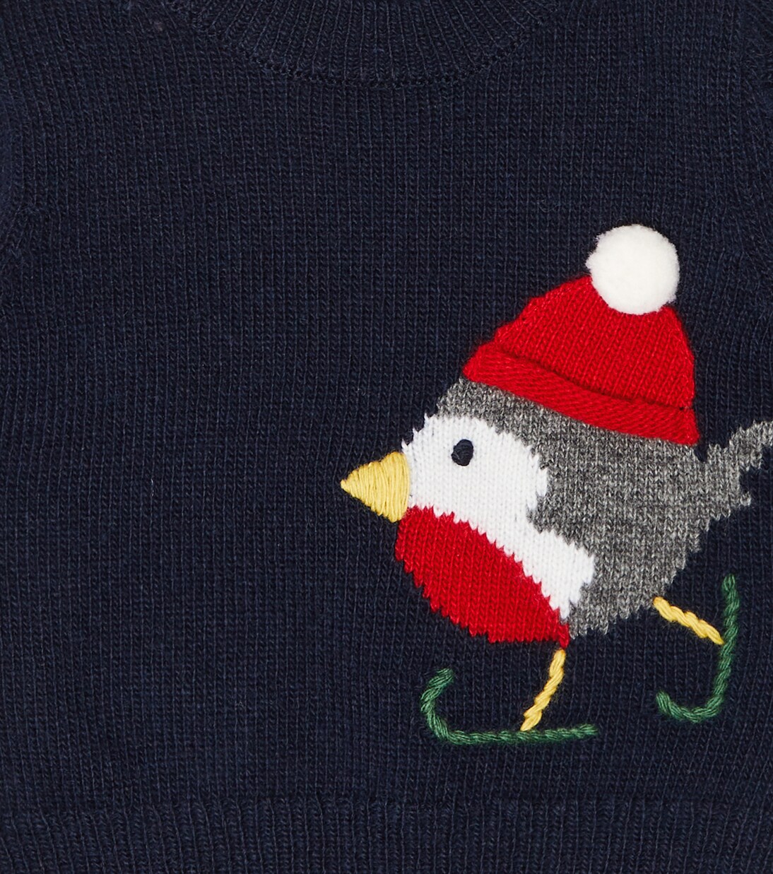 Baby intarsia virgin wool sweater | Il Gufo