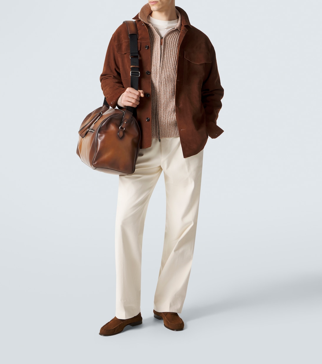Weekender Jour Off aus Leder | Berluti