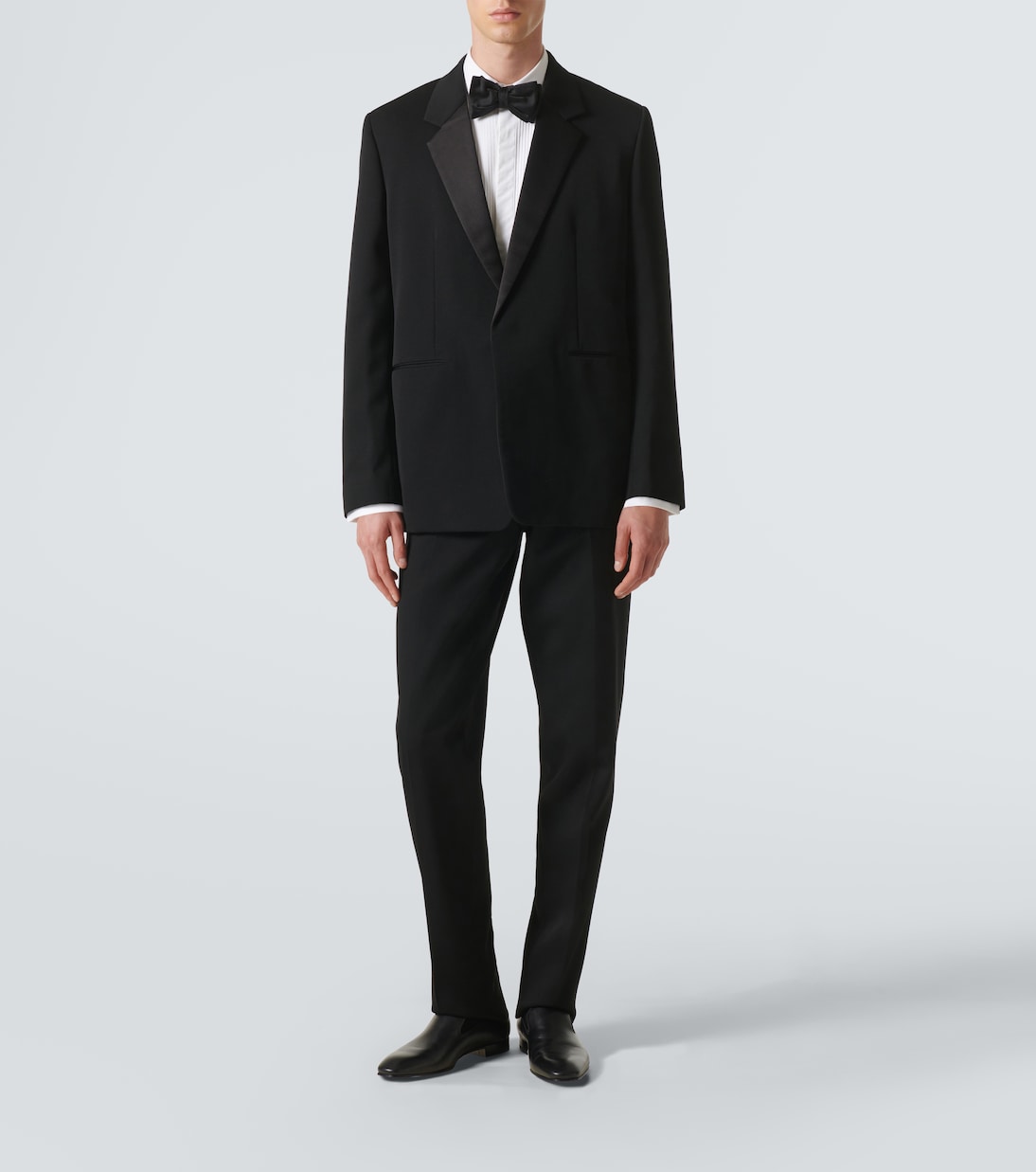 Satin-trimmed wool blazer | Jil Sander